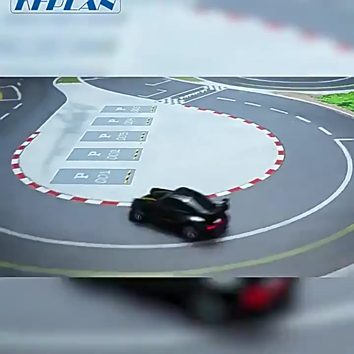 RC Toy 1:64 4WD Remote Control Car - 2.4G Desktop Pocket-Sized Miniature Simulated Drift Car with Lights